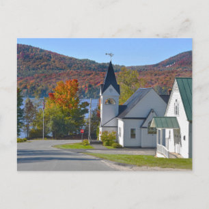 Carte Postale L'église Westmore sur le lac Willoughby