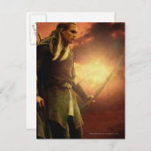 Carte Postale LEGOLAS GREENLEAF™ avec Bow (Devant / Derrière)