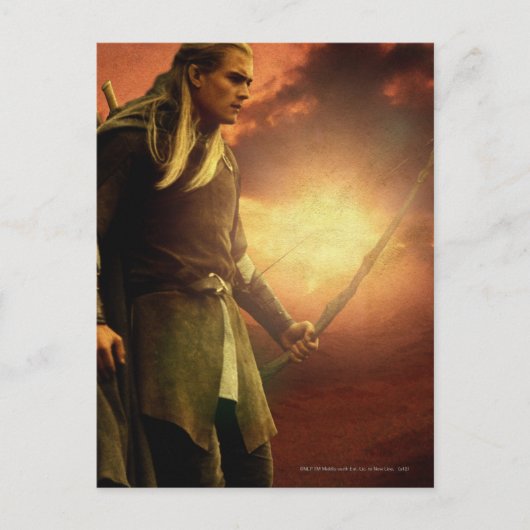 Carte Postale LEGOLAS GREENLEAF™ avec Bow (Devant)