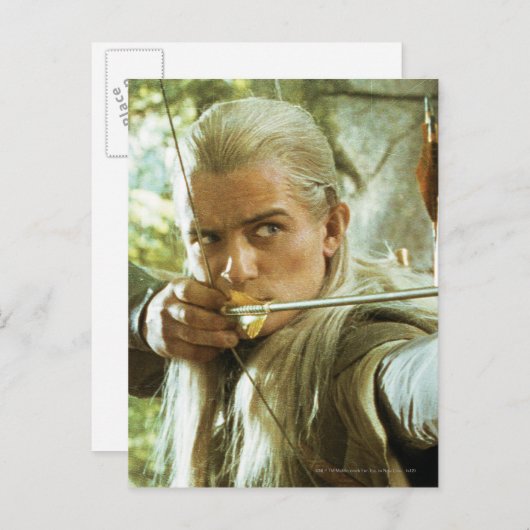 Carte Postale LEGOLAS GREENLEAF™ Bow 2 (Devant / Derrière)
