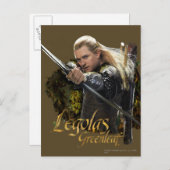 Carte Postale LEGOLAS GREENLEAF™ Drawing Bow Graphic (Devant / Derrière)