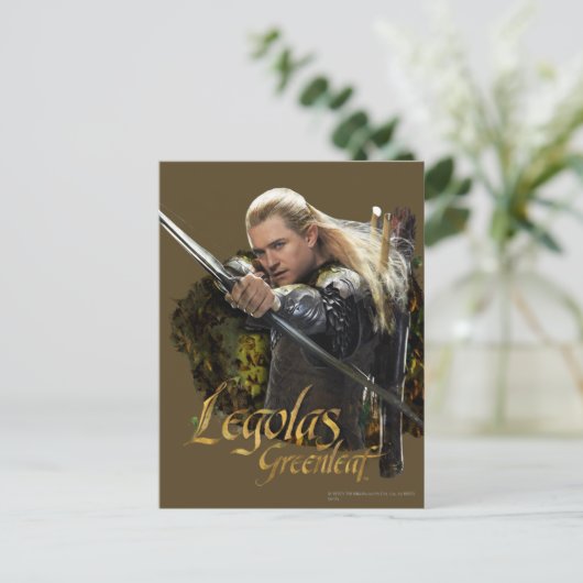 Carte Postale LEGOLAS GREENLEAF™ Drawing Bow Graphic (Debout devant)