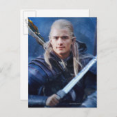 Carte Postale LEGOLAS GREENLEAF™ en bleu (Devant / Derrière)