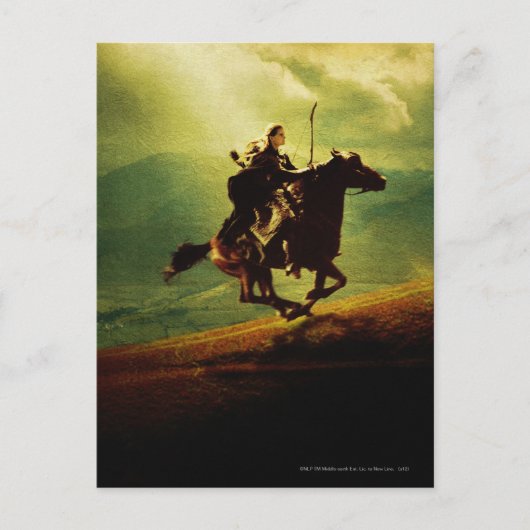 Carte Postale LEGOLAS GREENLEAF™ sur cheval (Devant)