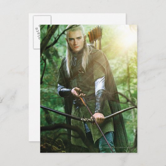 Carte Postale LEGOLAS GREENLEAF™ with bow (Devant / Derrière)