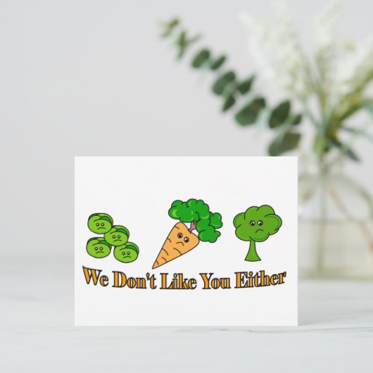 Carte Postale Légume (Debout devant)