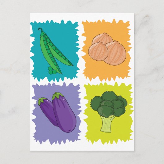 Carte Postale Légume (Devant)