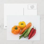 Carte Postale Légumes. (Devant / Derrière)