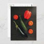 Carte postale Légumes (Devant / Derrière)