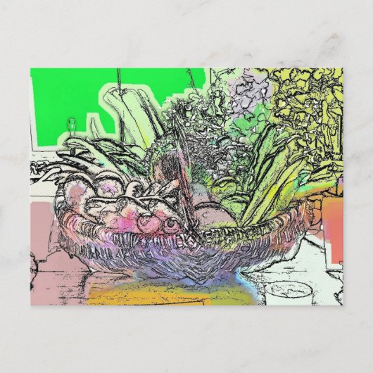 CARTE POSTALE LÉGUMES (Devant)