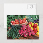 Carte Postale Légumes 3 (Devant / Derrière)