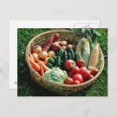 Carte Postale Légumes 5 (Devant / Derrière)