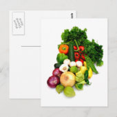 Carte Postale Légumes assortis (Devant / Derrière)