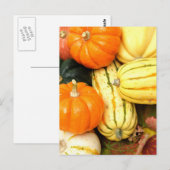 Carte Postale Légumes d'automne (Devant / Derrière)