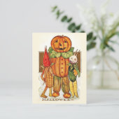 Carte Postale Légumes d'Halloween vintage (Debout devant)