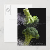 Carte Postale Légumes frais et hygiène alimentaire (Devant / Derrière)