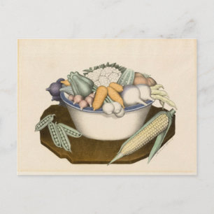 Carte Postale Légumes par Grant Wood