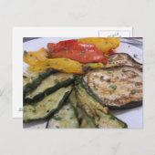 Carte Postale Légumes rôtis (Devant / Derrière)