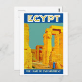 Carte Postale L'Egypte, terre d'enchantement (Devant / Derrière)