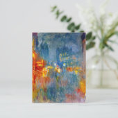 Carte postale Leicester Square la nuit par Monet (Debout devant)