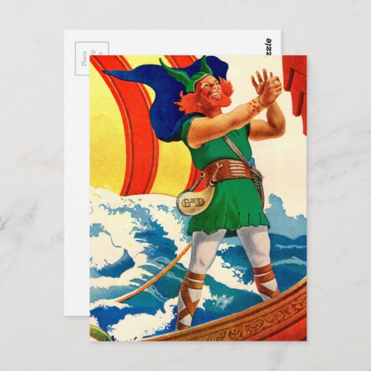 Carte Postale Leif Ericson (Devant / Derrière)