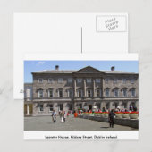 Carte Postale Leinster House, Kildare St. Dublin City, Irlande (Devant / Derrière)