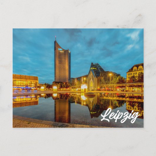 Carte Postale Leipzig, Allemagne (Devant)