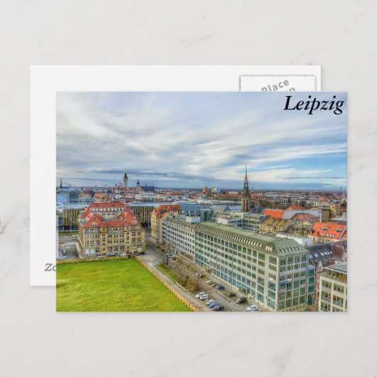 Carte Postale Leipzig, Allemagne (Devant / Derrière)