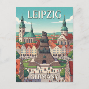 Carte Postale Leipzig Allemagne Architecture Historique Voyage