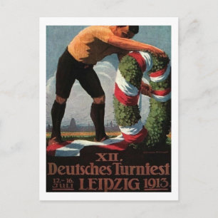 Carte Postale Leipzig, Allemagne, Tournoi, 1913 Vintage