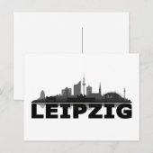 Carte Postale Leipzig City Skyline (Devant / Derrière)