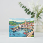 Carte Postale Lekeitio Espagne (Debout devant)