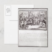 Carte Postale L'élection de la milice (Devant / Derrière)