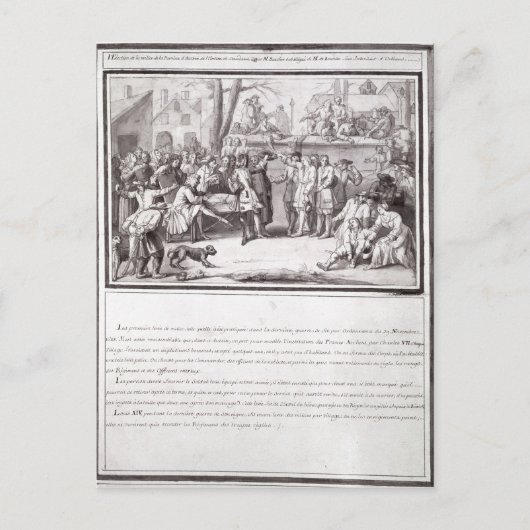 Carte Postale L'élection de la milice (Devant)