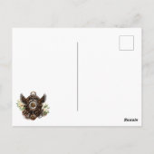 Carte Postale L'élégance de Steampunk Floral Magic (Dos)