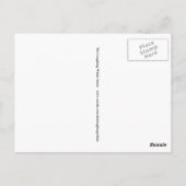 Carte Postale L'éléphant blanc (Dos)