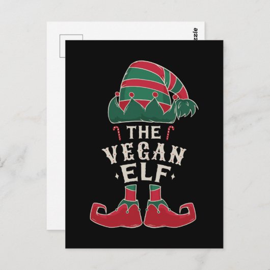 Carte Postale L'Elfe Végan (Devant / Derrière)