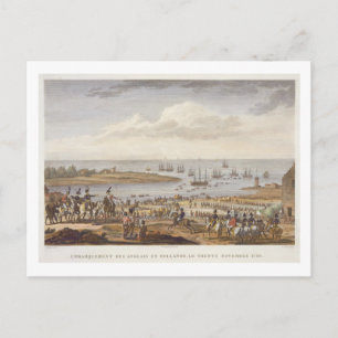 Carte Postale L'Embarquement des Anglais en Hollande, 30 Nove