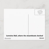 Carte Postale Lemoine Hall, Musée Cottonport220 Cottonport A... (Dos)