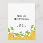 Carte Postale Lemon Bloom Collection  (Devant)