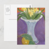 CARTE POSTALE LEMON ET DAFFODILS (Devant / Derrière)