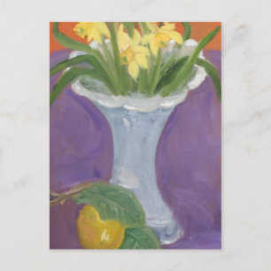 CARTE POSTALE LEMON ET DAFFODILS