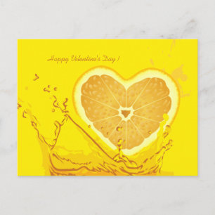 Carte Postale Lemon Heart Velentine