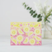 Carte postale Lemonade rose (Debout devant)