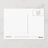 Carte postale Lemonade rose (Dos)