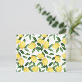 CARTE POSTALE LÉMONS DE COULEUR D'EAU (Debout devant)