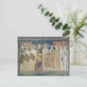 Carte Postale L'empereur Constantine IV accorde l'immunité fisca (Debout devant)