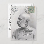 Carte Postale L'empereur François-Joseph d'Autriche (Devant / Derrière)