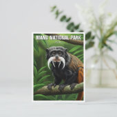 Carte Postale L'empereur Tamarin dans le Parc National de Manu P (Debout devant)