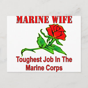 Carte Postale L'Employée La Plus Touche Des Marines De L'USMC